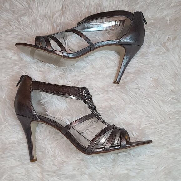 NEW Style & Co Leilani Embellished Heels 10 - Picture 5 of 9